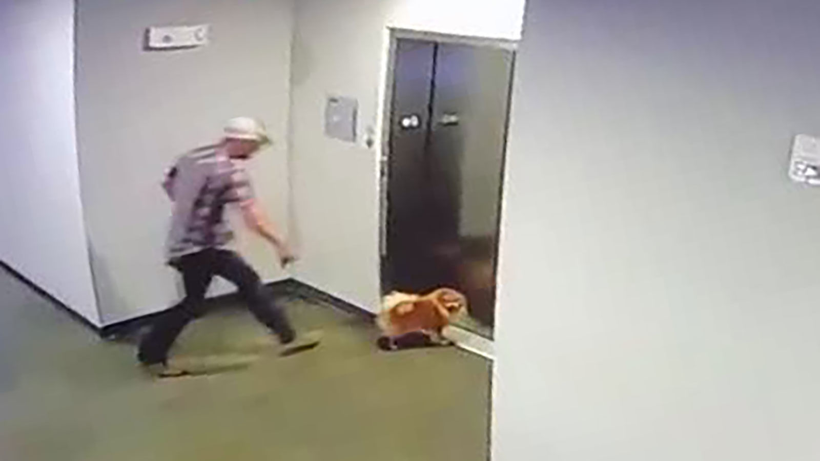 Man saves dog